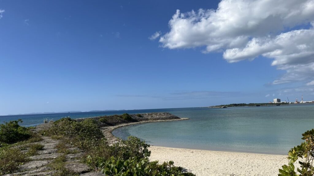 南浜公園の美しい海